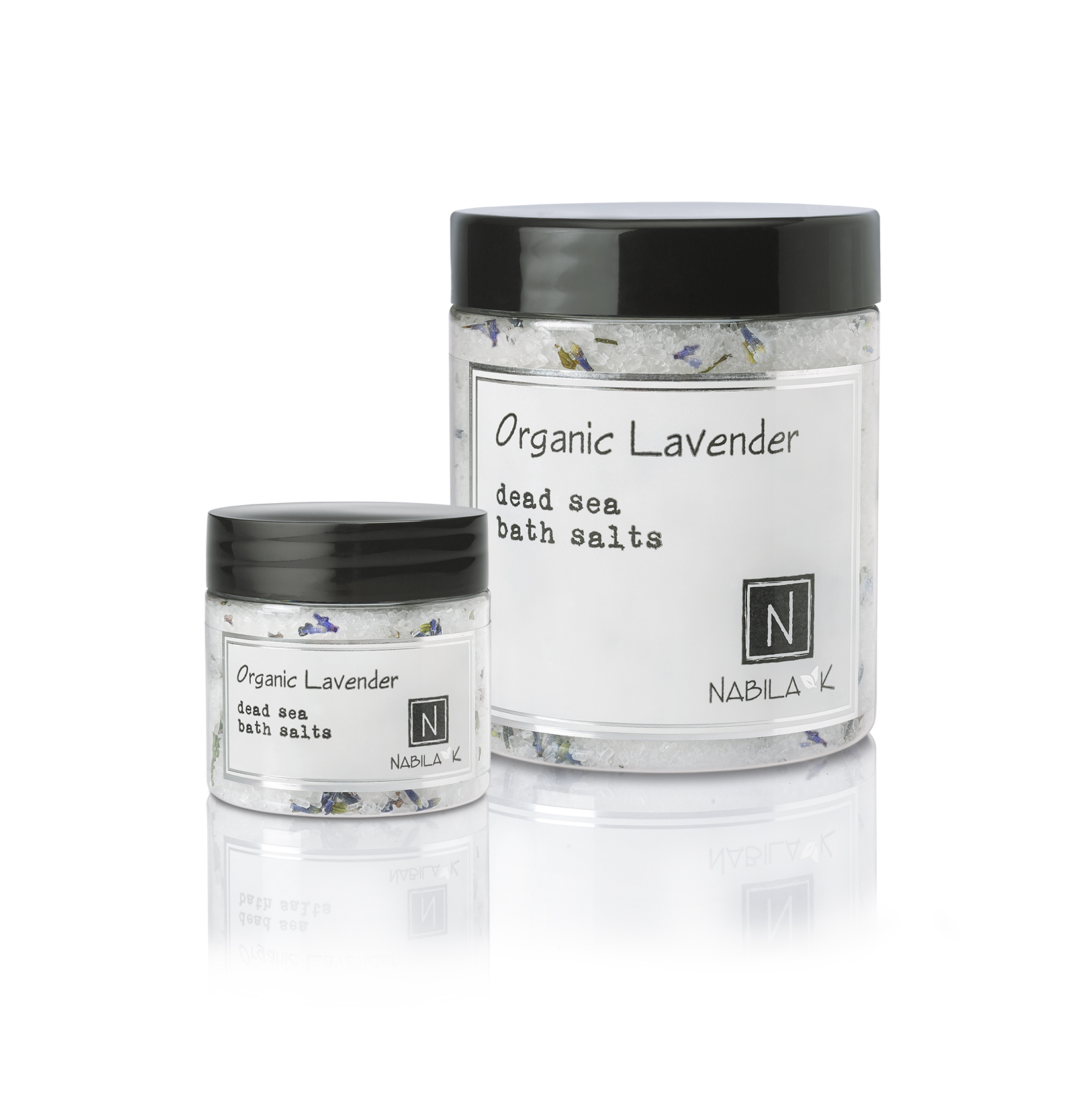 Lavender bath salts made with all natural ingredients.